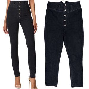 Reformation Jeans Naomi Jean in Argentine Black Wash Denim Women’s Size 26